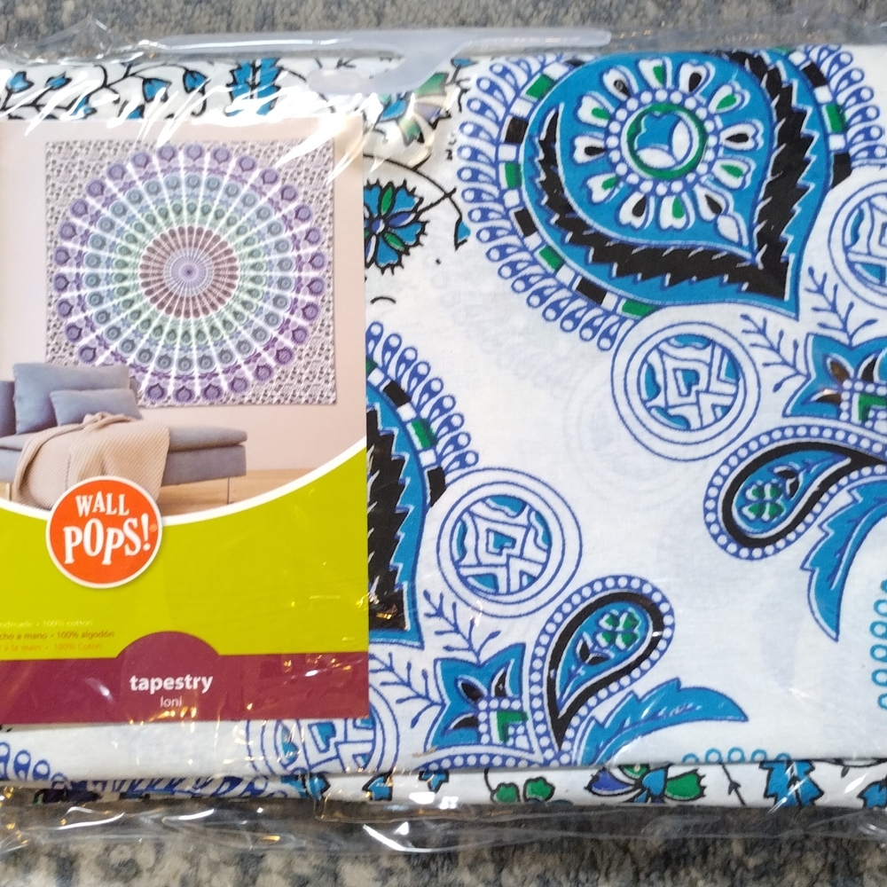 Wall pops tapestry